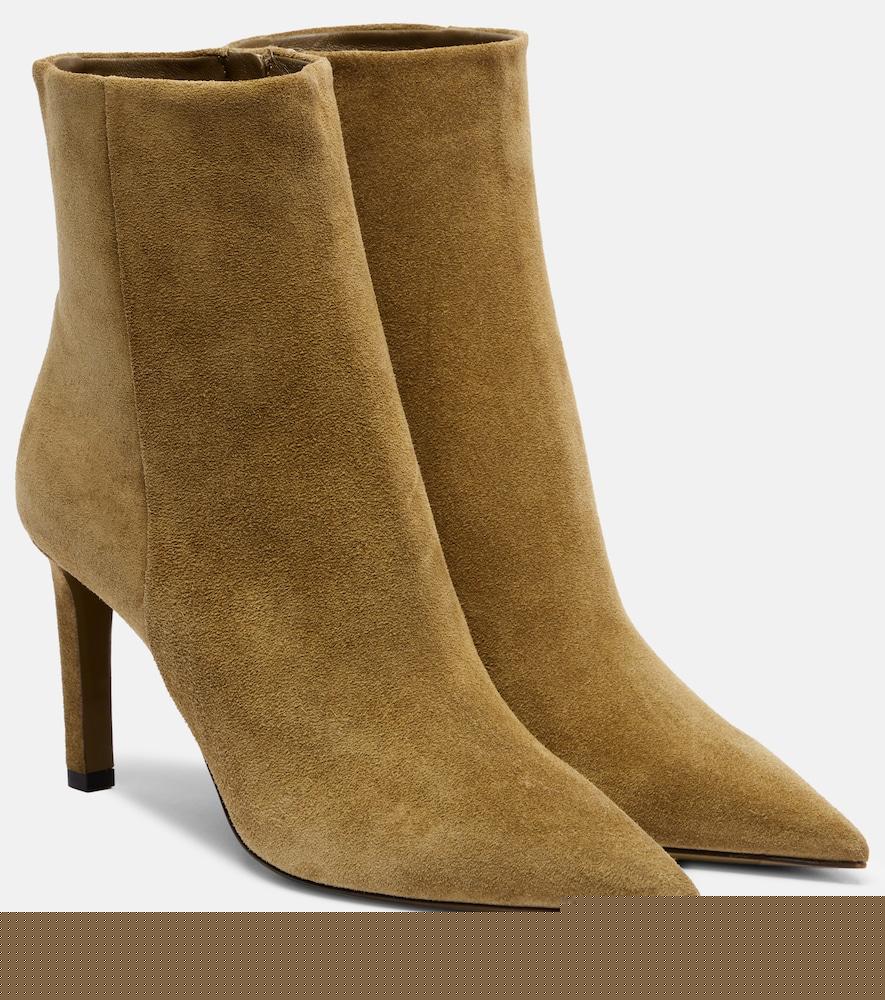 jimmy choo frankie 85 suede ankle boots