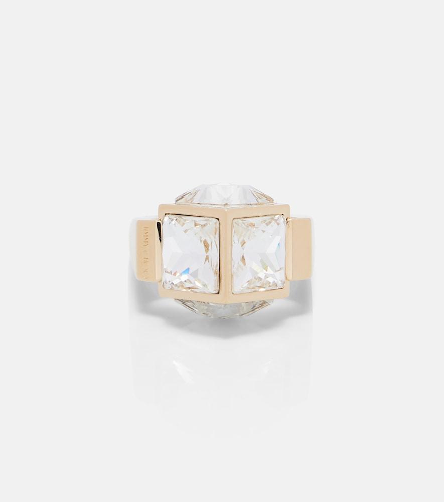 jimmy choo jc cube embellished ring