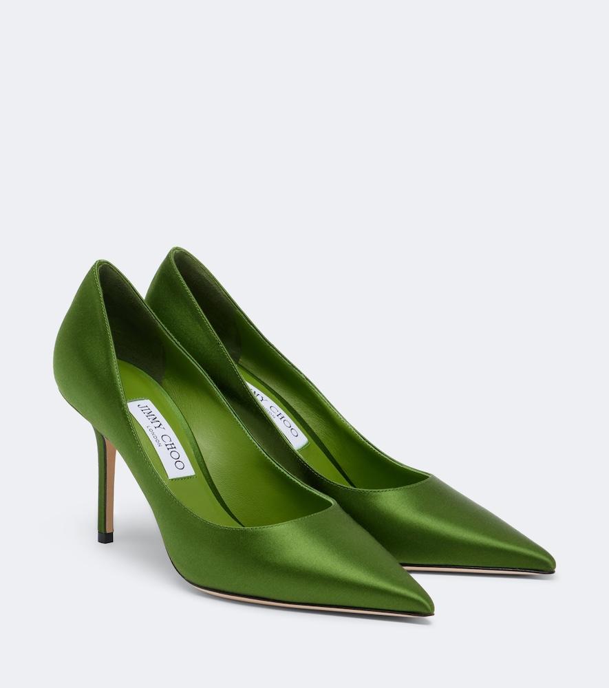 jimmy choo love satin pumps