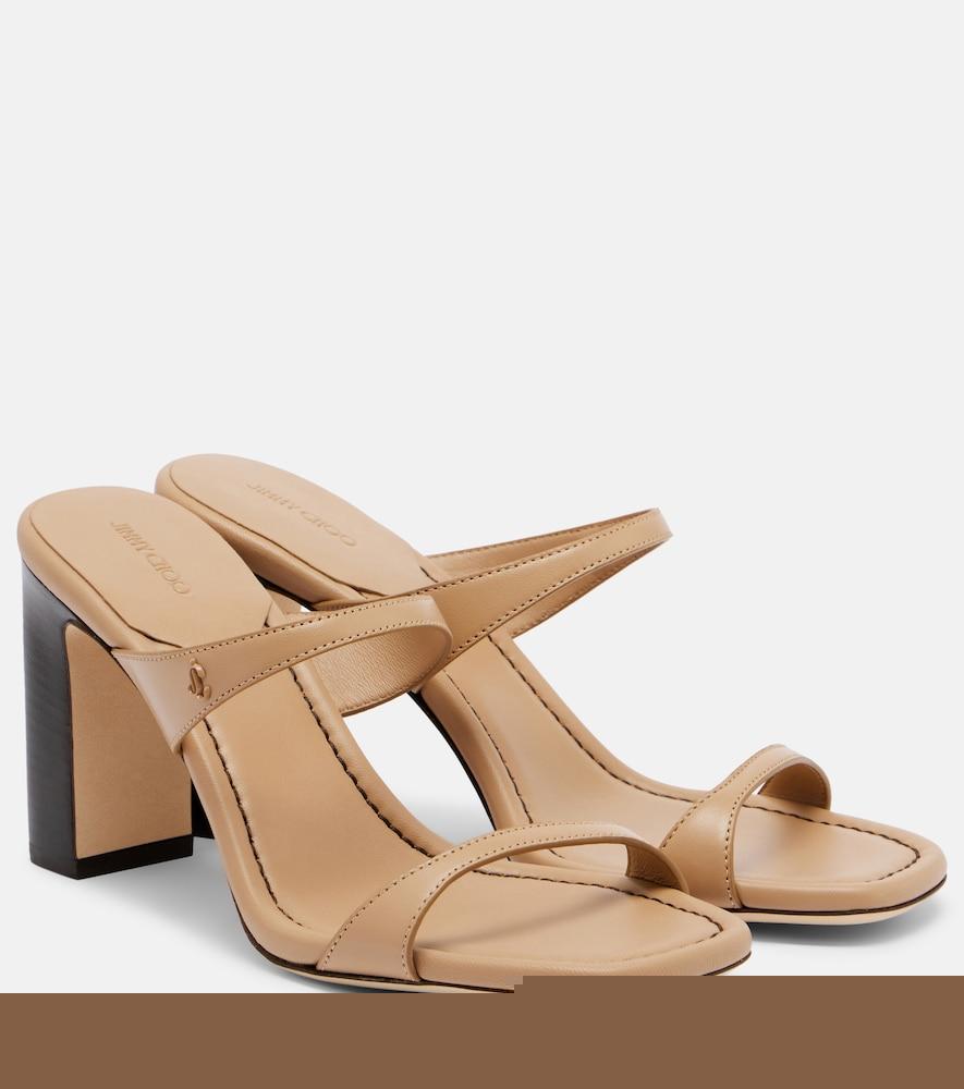 jimmy choo lucian leather sandals
