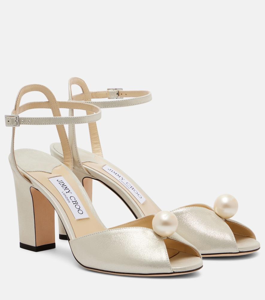jimmy choo sacaria 85 leather sandals