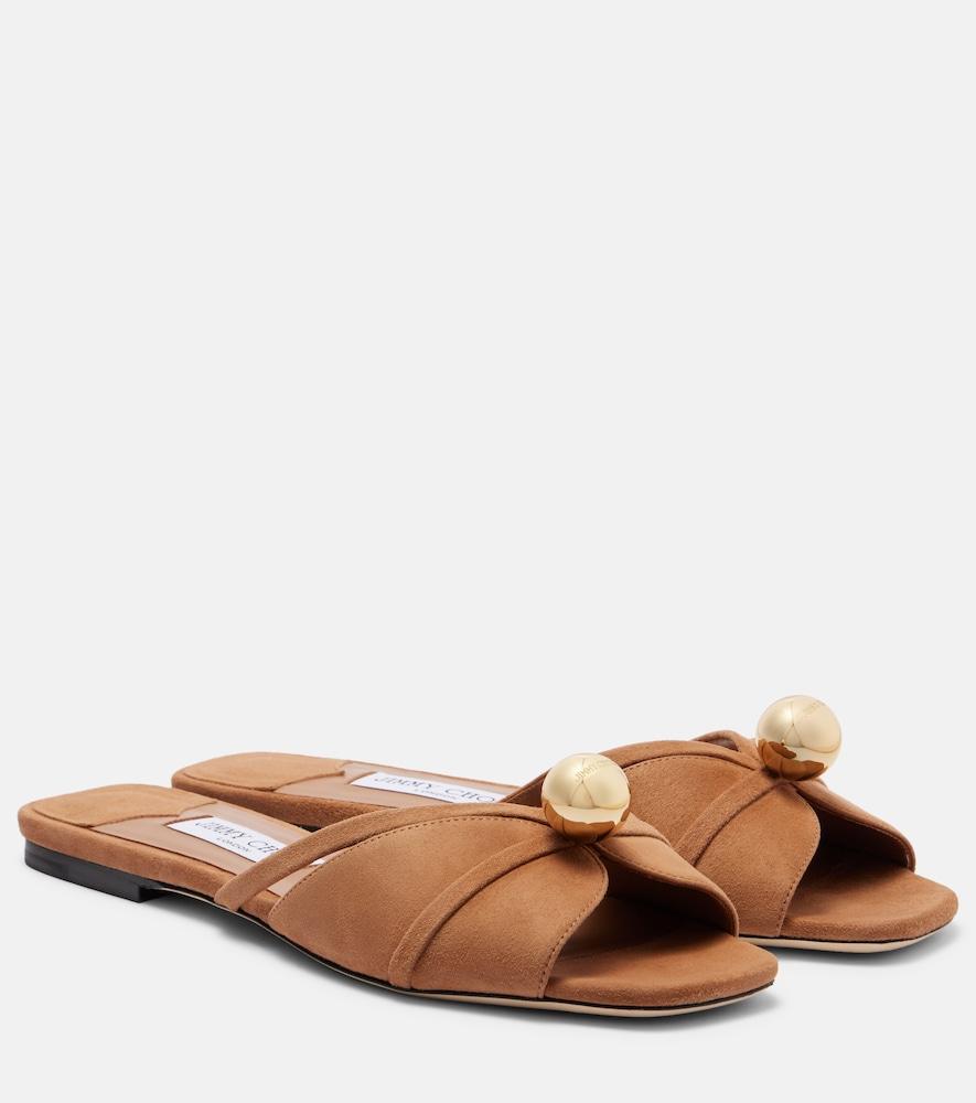 jimmy choo siva suede slides