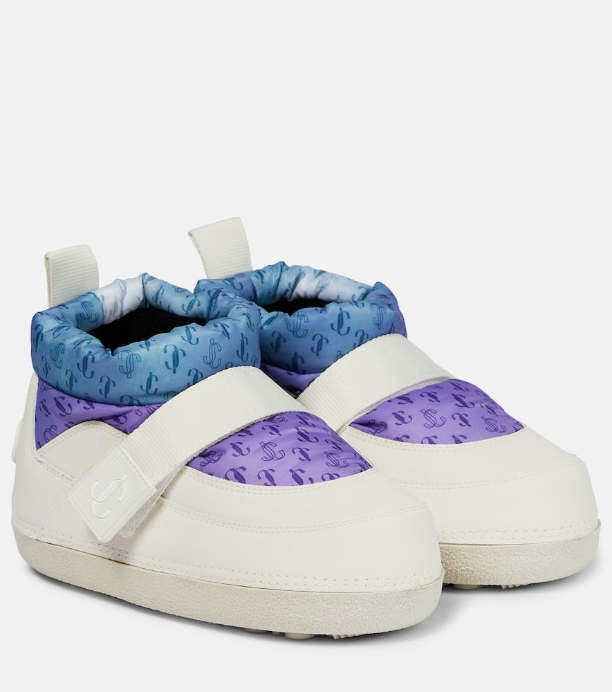 jimmy choo yuko flat ankle snow boots