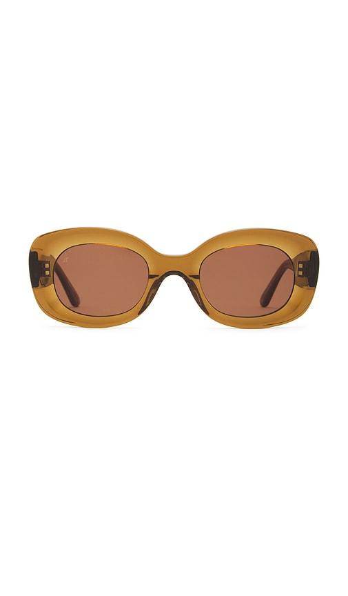 jimmy fairly the cinnamon sunglasses in brown.