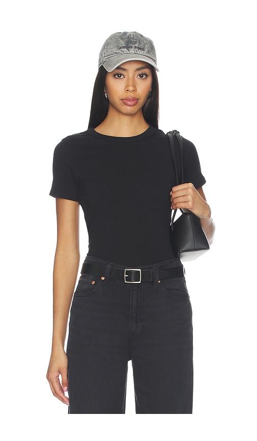 joe's jeans the baby tee shirt in black. - size m (also in s, xs)