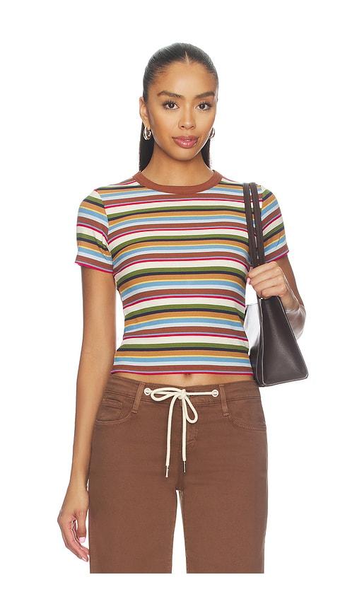 joe's jeans the baby tee shirt in multi. - size s (also in xs)