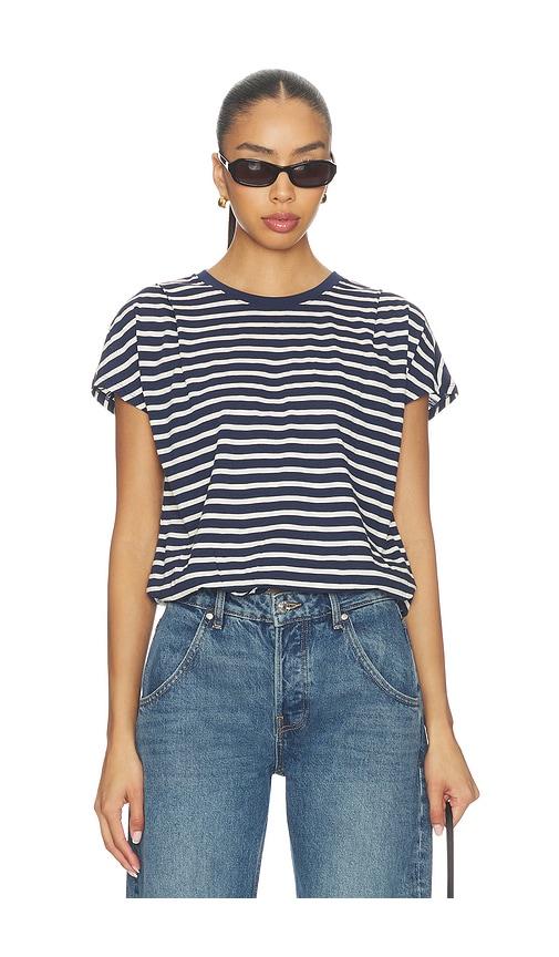 joe's jeans the bubble tee shirt in navy. - size m (also in xs, s, xl)