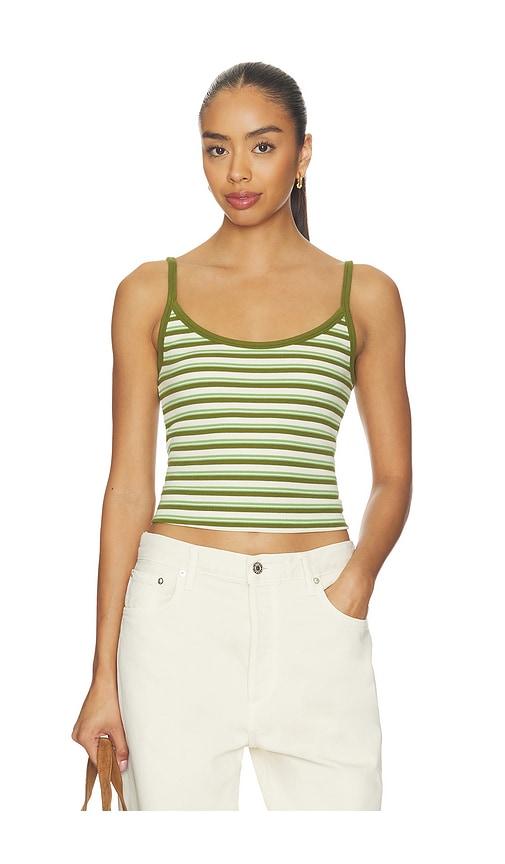 joe's jeans the cami top in green. - size l (also in s, xs)