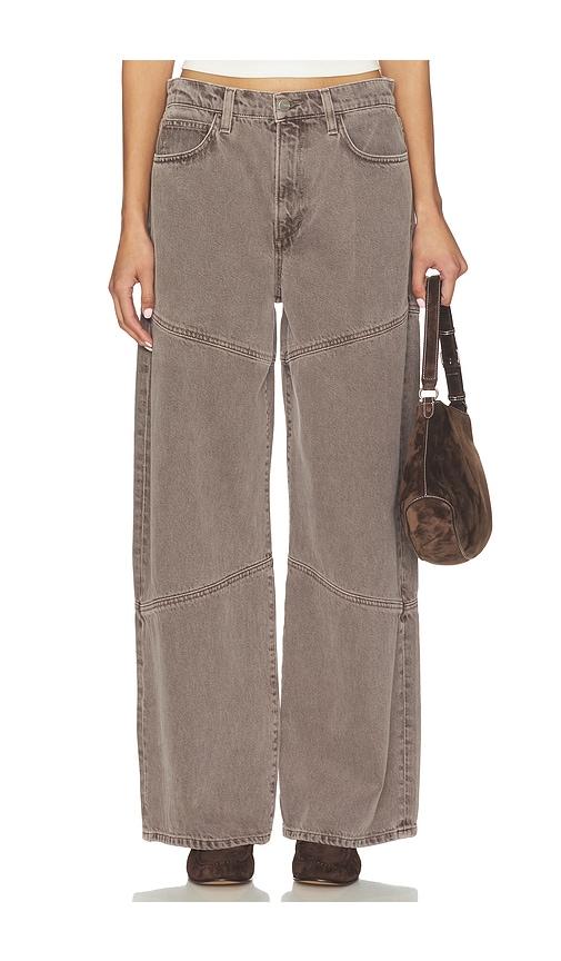 joe's jeans the harlowe seamed wide leg jeans in grey. - size 24 (also in 25, 27, 29, 30, 31, 34)