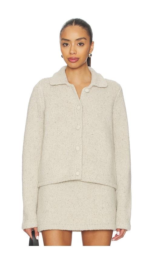 joe's jeans the lennon sweater jacket in beige. - size m (also in s, xs)