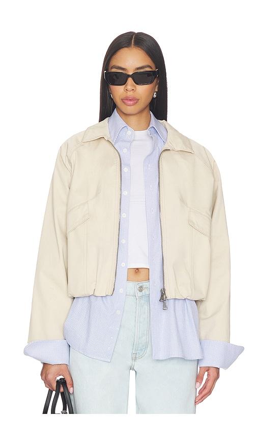 joe's jeans the zip bubble jacket in grey. - size l (also in m)