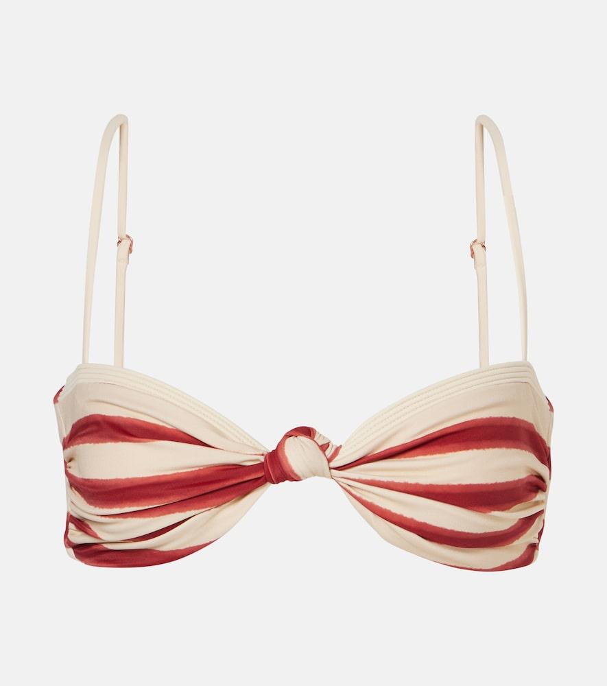 johanna ortiz striped bikini top