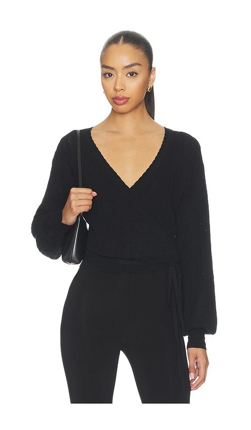 john & jenn by line august top in black. - size m (also in s, xs)