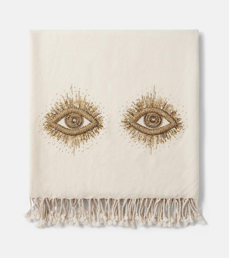 jonathan adler muse beaded wool throw