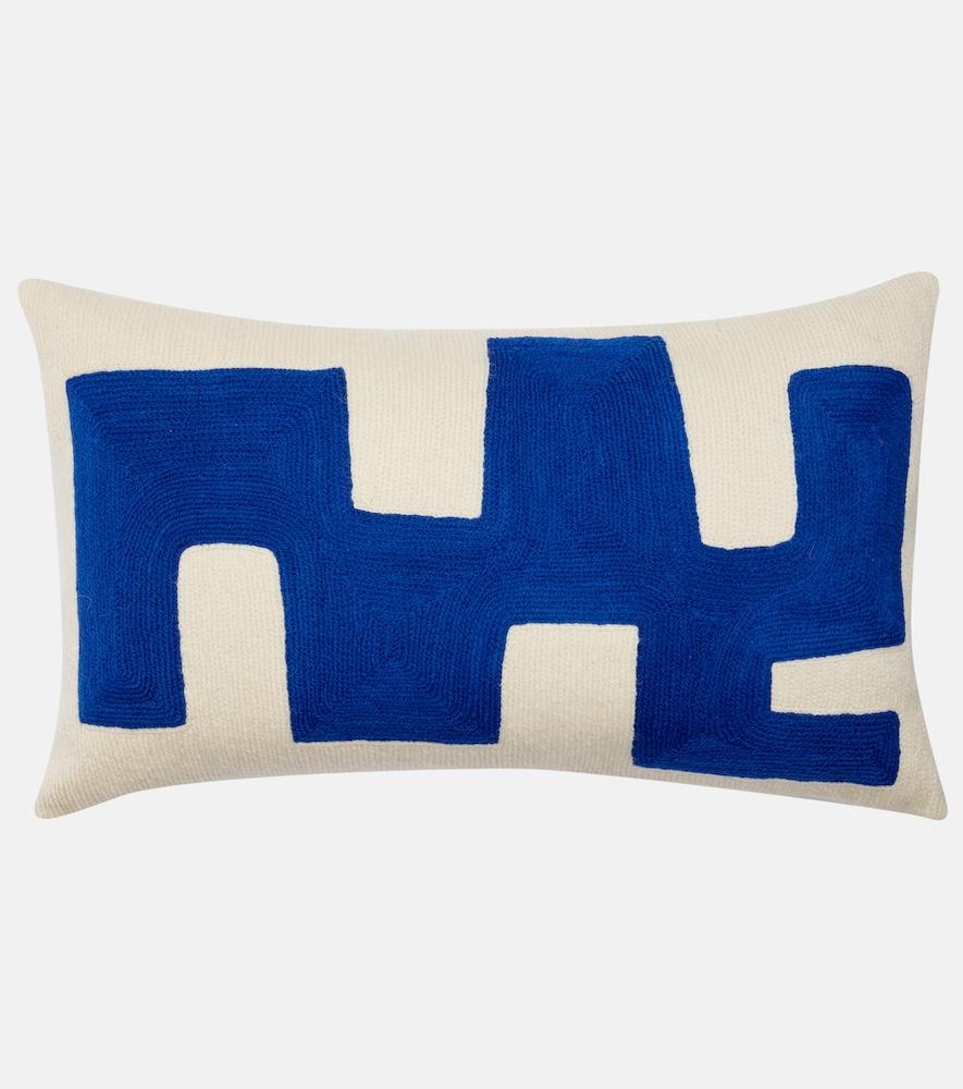 jonathan adler ojai blocks wool and cotton cushion
