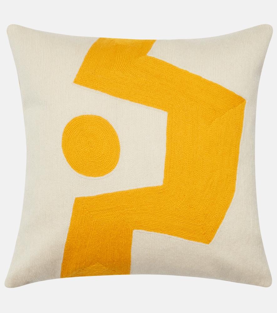 jonathan adler ojai path wool and cotton cushion