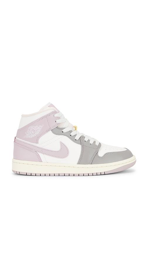 jordan air jordan 1 mid sneaker in rose. - size 5 (also in 8)