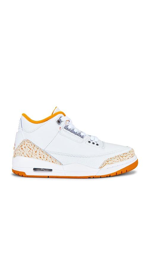 jordan air jordan 3 retro sneaker in white. - size 10 (also in 6, 6.5, 7, 7.5, 8, 8.5, 9, 9.5, 5, 5.5)