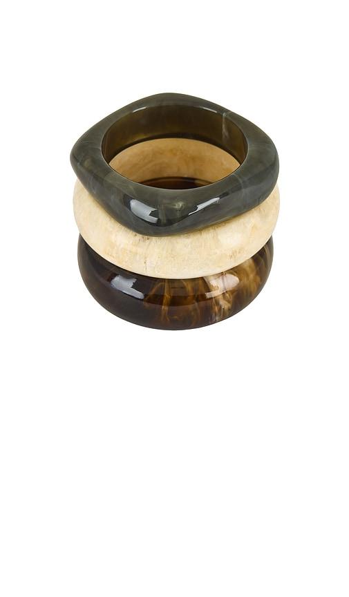jordan road mallorca bangle set in cream.