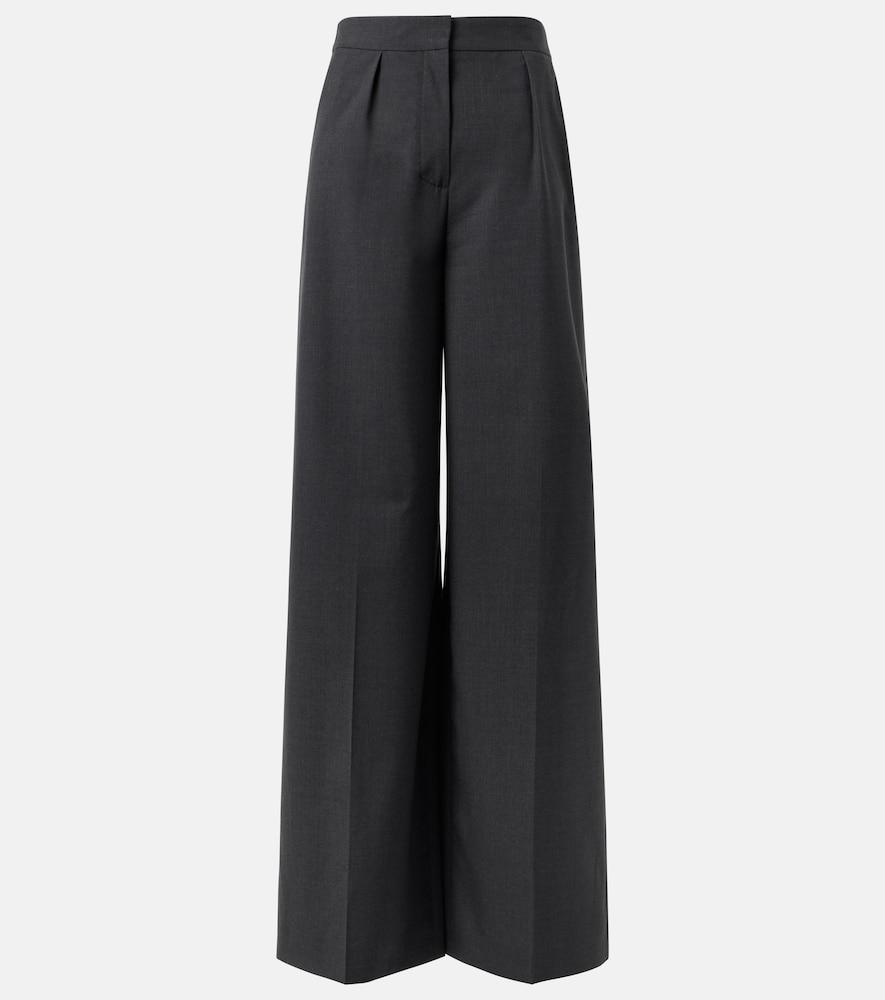 joseph alanel virgin wool wide-leg pants