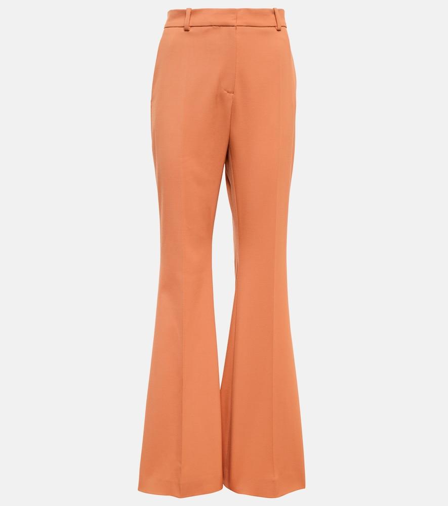 joseph aveline high-rise flared gabardine pants
