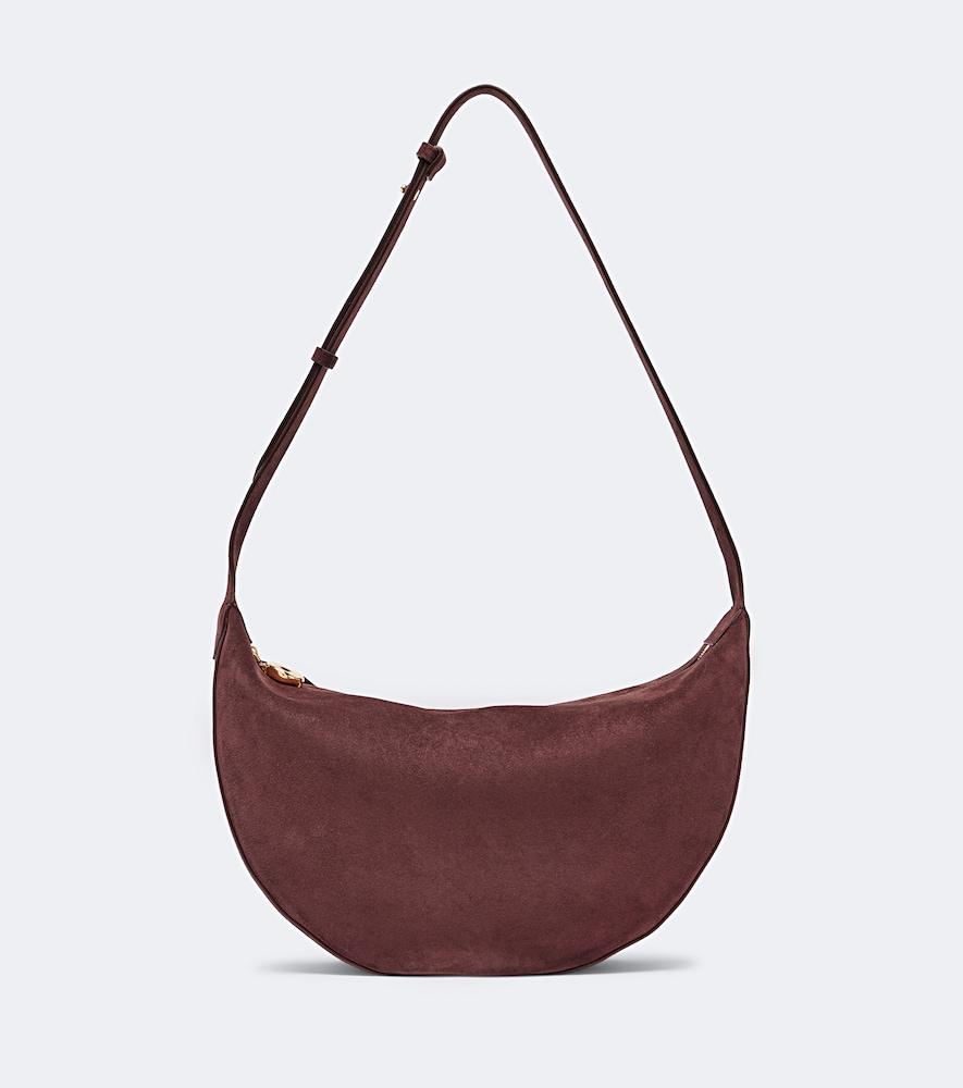 joseph bean large suede shoulder bag