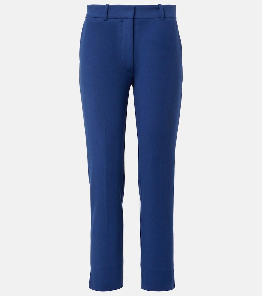 joseph bing court cotton-blend slim pants