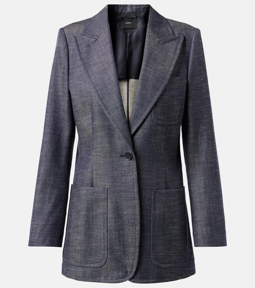 joseph cassini wool and cotton blazer