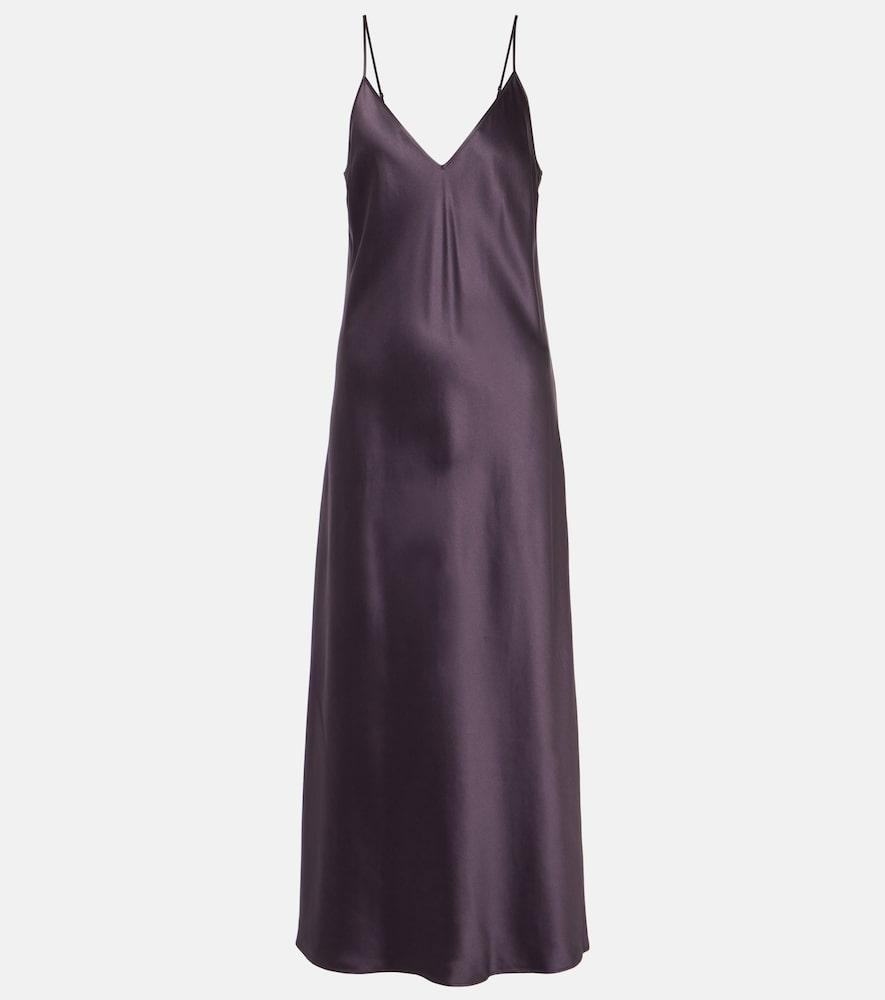 joseph clea silk satin slip dress