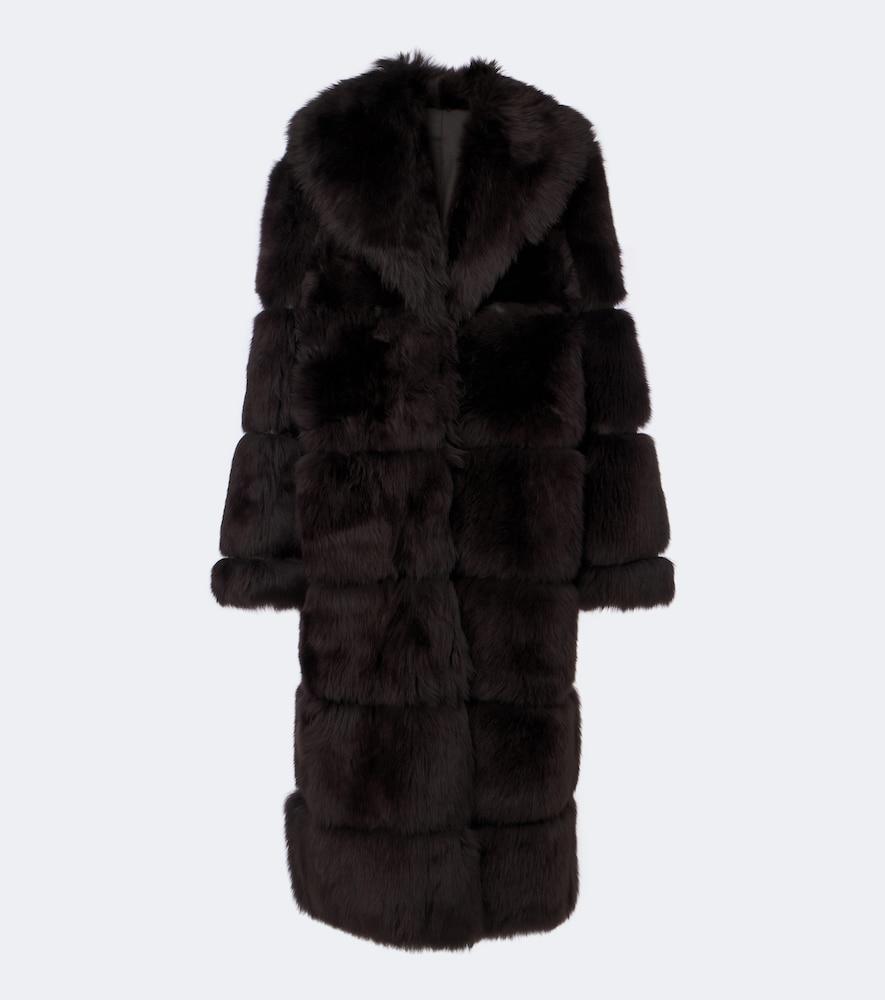 joseph elektra shearling coat