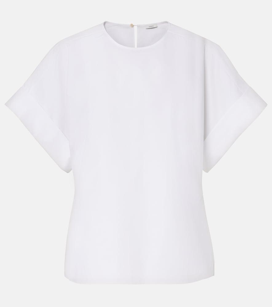 joseph fassia cotton poplin blouse