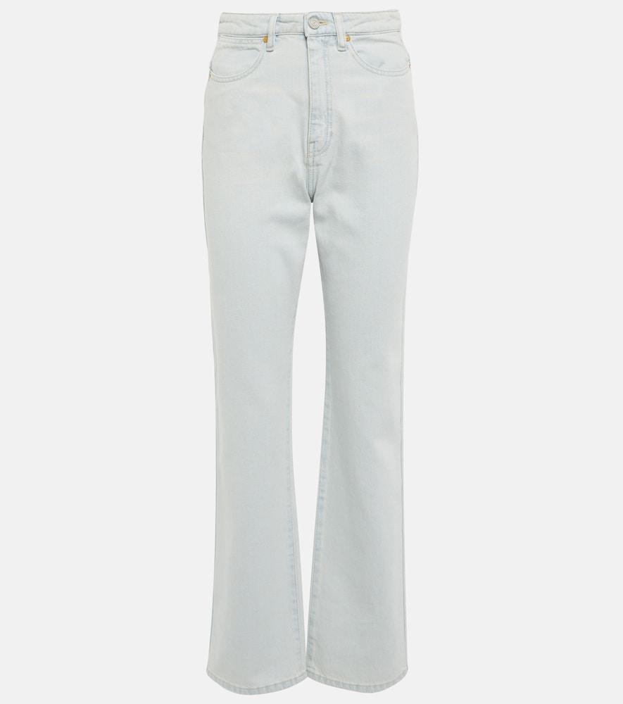 joseph fulham high-rise straight jeans
