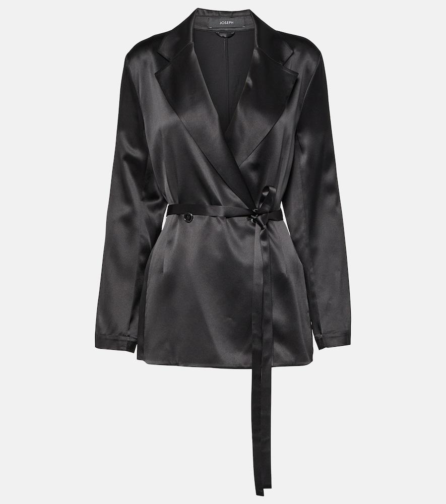 joseph joubert silk satin jacket
