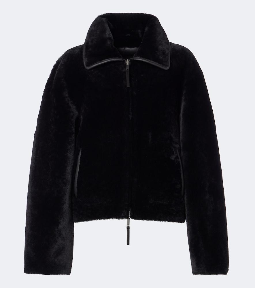joseph kyro reversible shearling and leather jacket