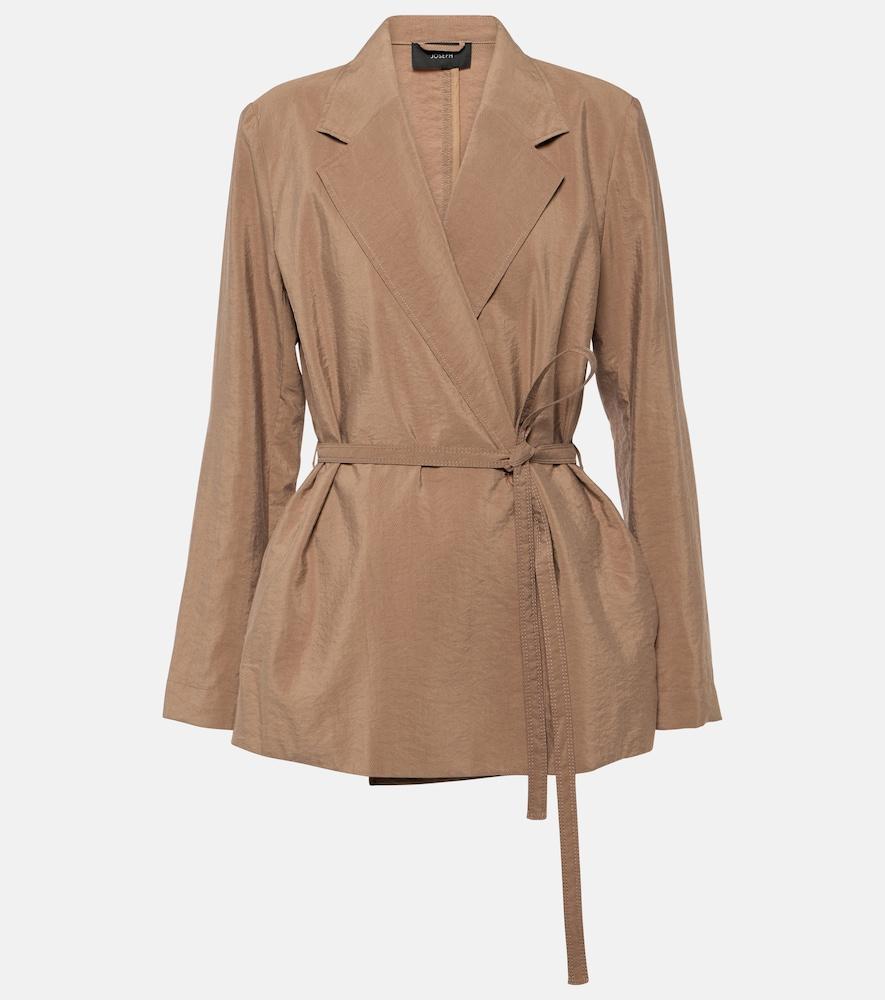 joseph mayet silk-blend twill blazer