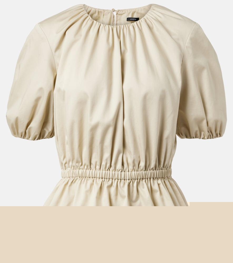 joseph merlin peplum cotton blouse