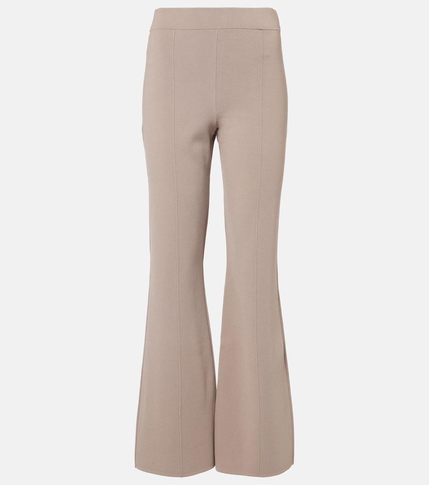joseph milano high-rise flared pants