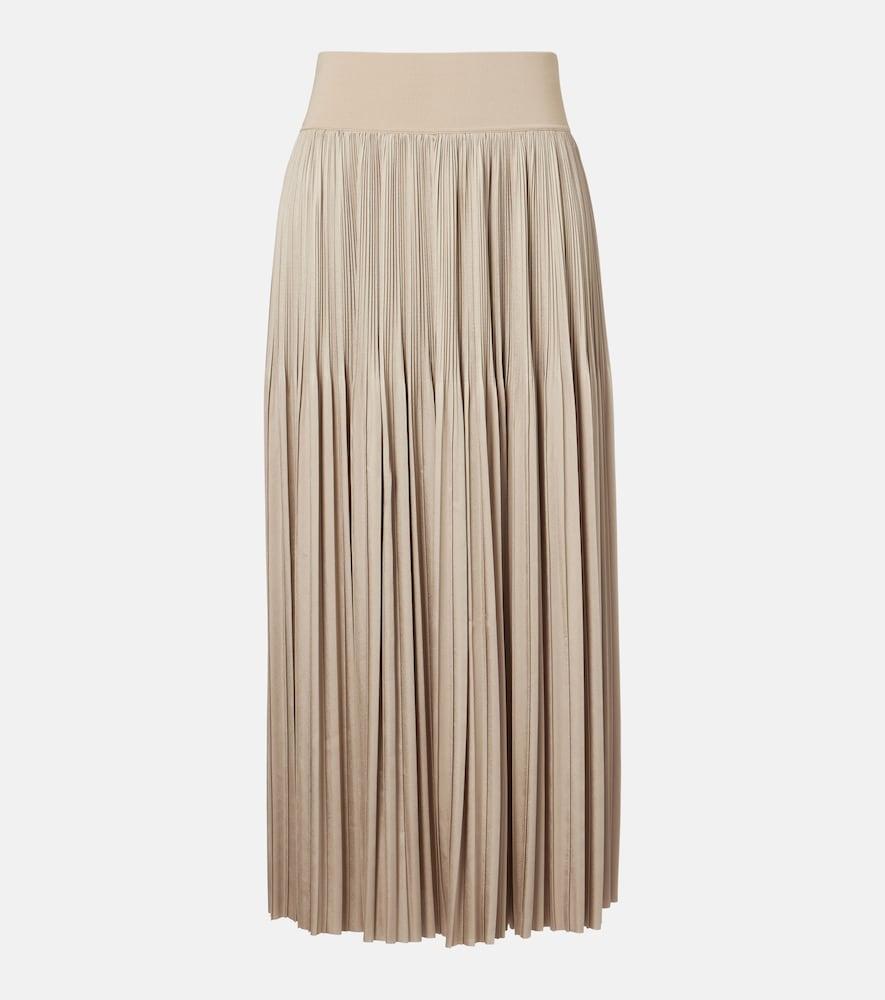 joseph rabat plissé midi skirt