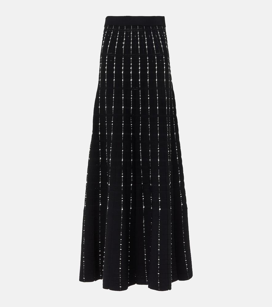 joseph ribbed-knit cotton-blend maxi skirt