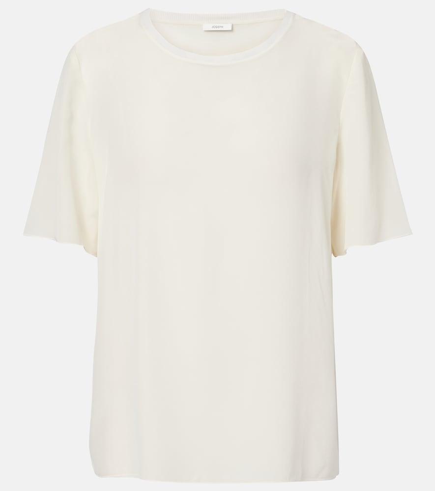 joseph rubin silk crêpe de soie t-shirt