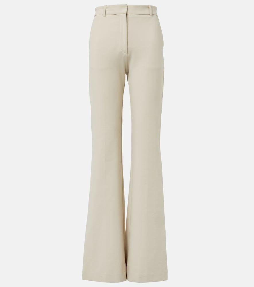 joseph tafira cotton-blend flared pants