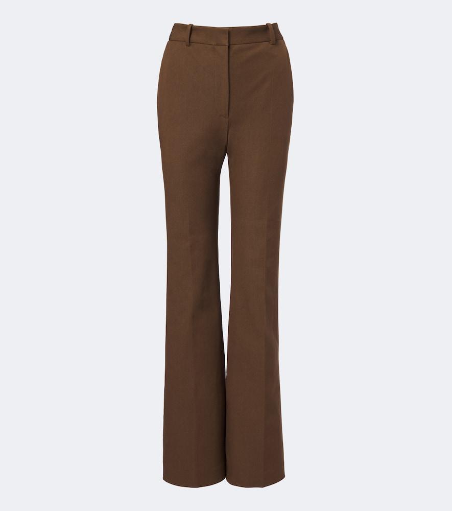 joseph tafira gabardine flared pants