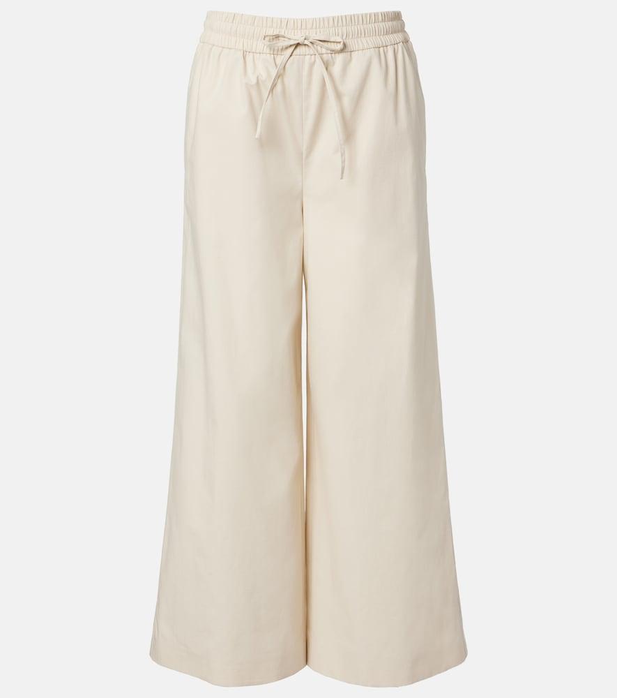 joseph thurla cotton wide-leg pants
