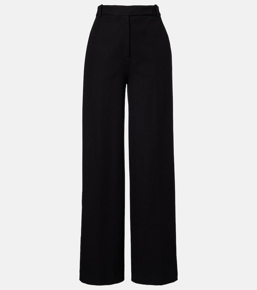 joseph yukio gabardine wide-leg pants