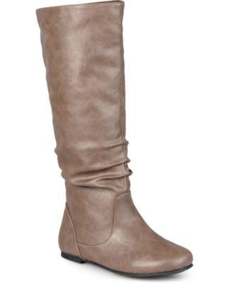 journee collection womens jayne slouchy knee high boots regular wide calf extra wide calf