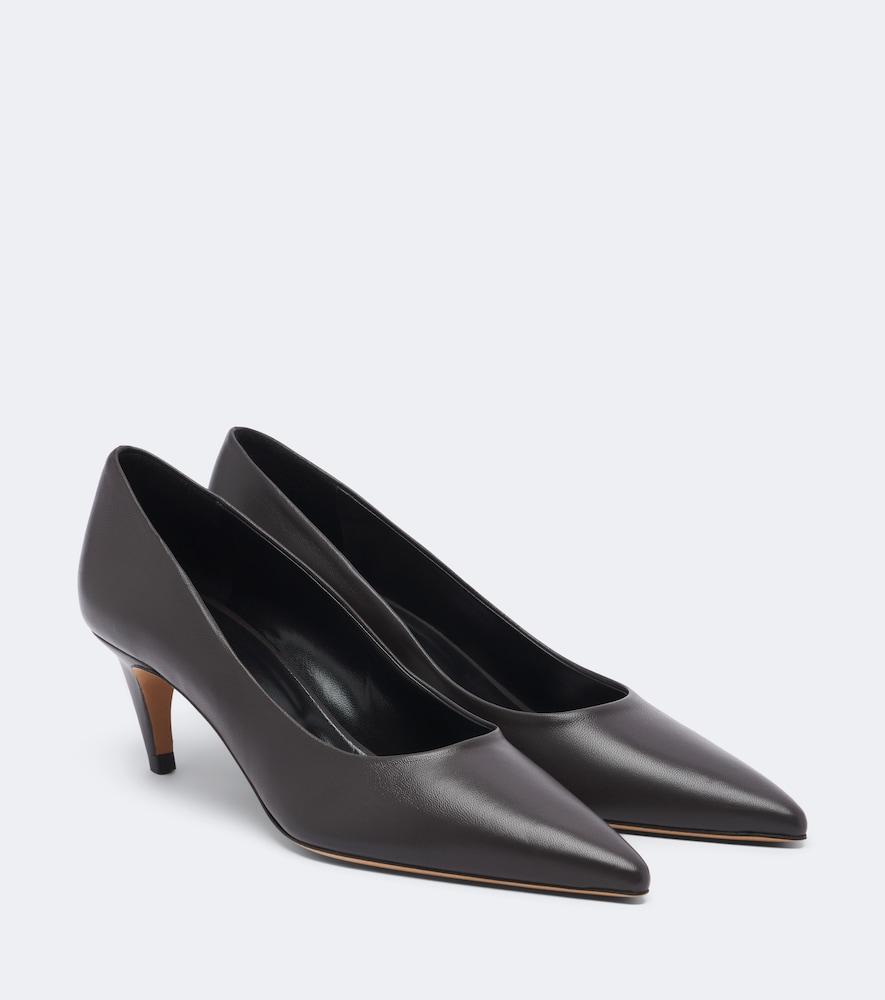 jude blade leather pumps