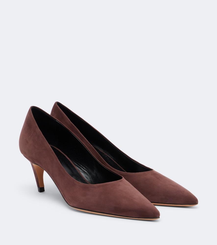 jude blade suede pumps
