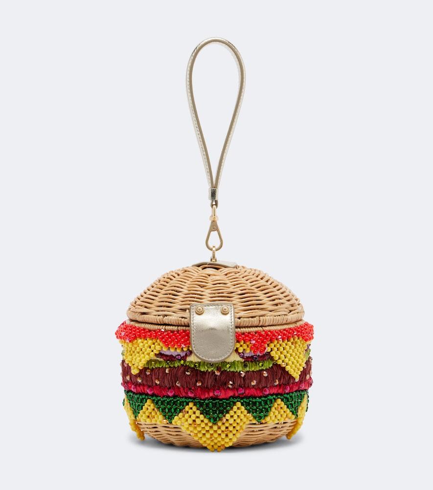 judith leiber couture cheeseburger deluxe embellished clutch