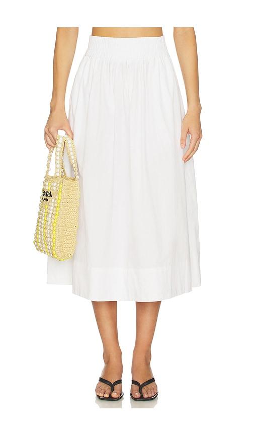 juillet liv skirt in white. - size l (also in m, s, xl, xs)