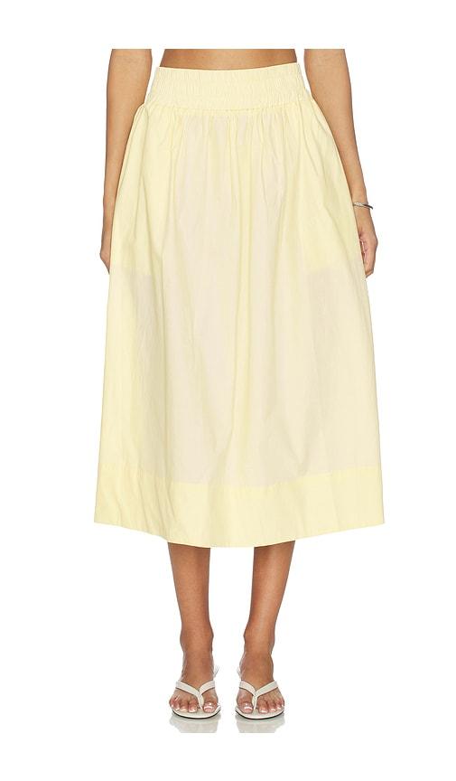 juillet liv skirt in yellow. - size l (also in xs, s, m)